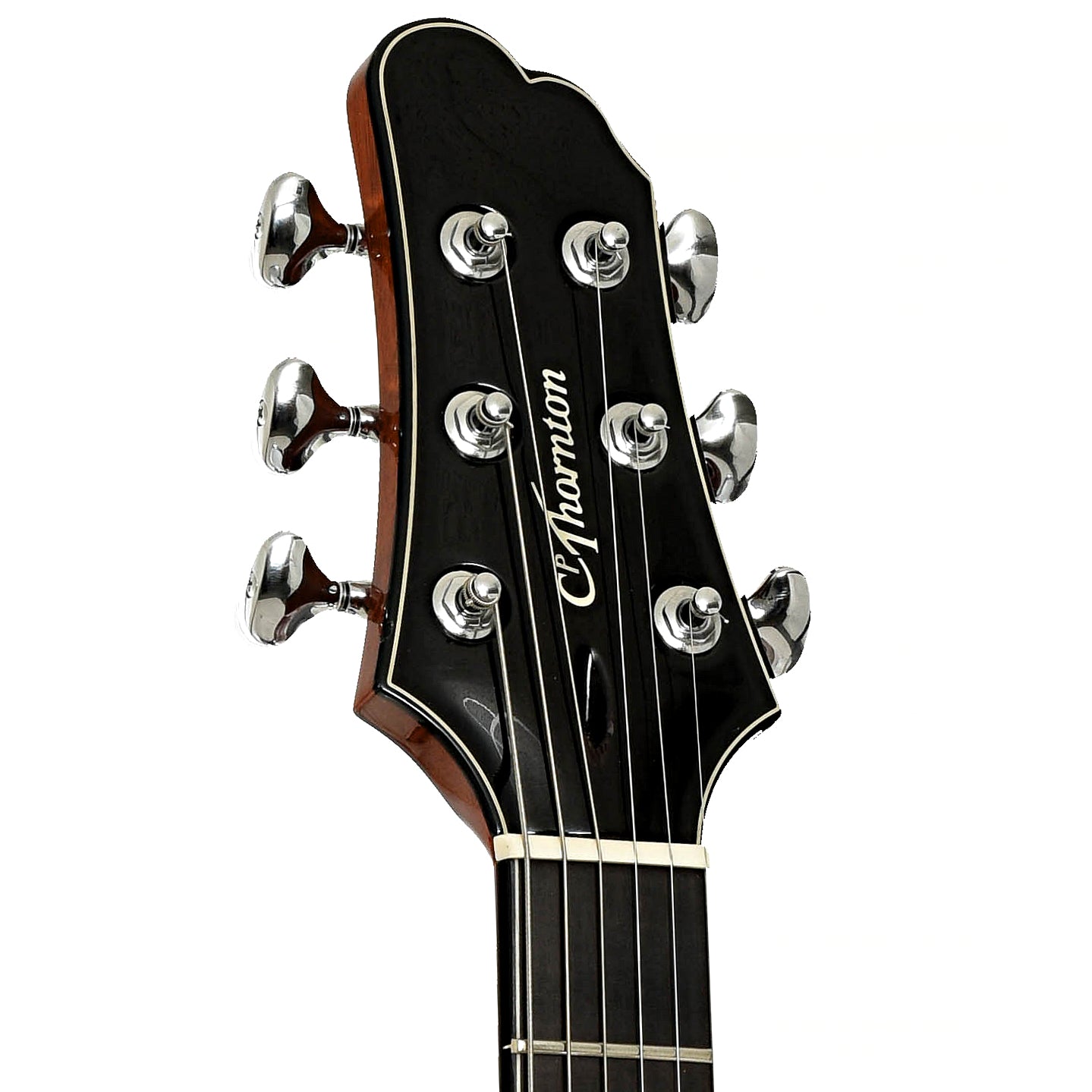 Headstock of C.P. Thornton Professional Hollowbody Electric Guitar