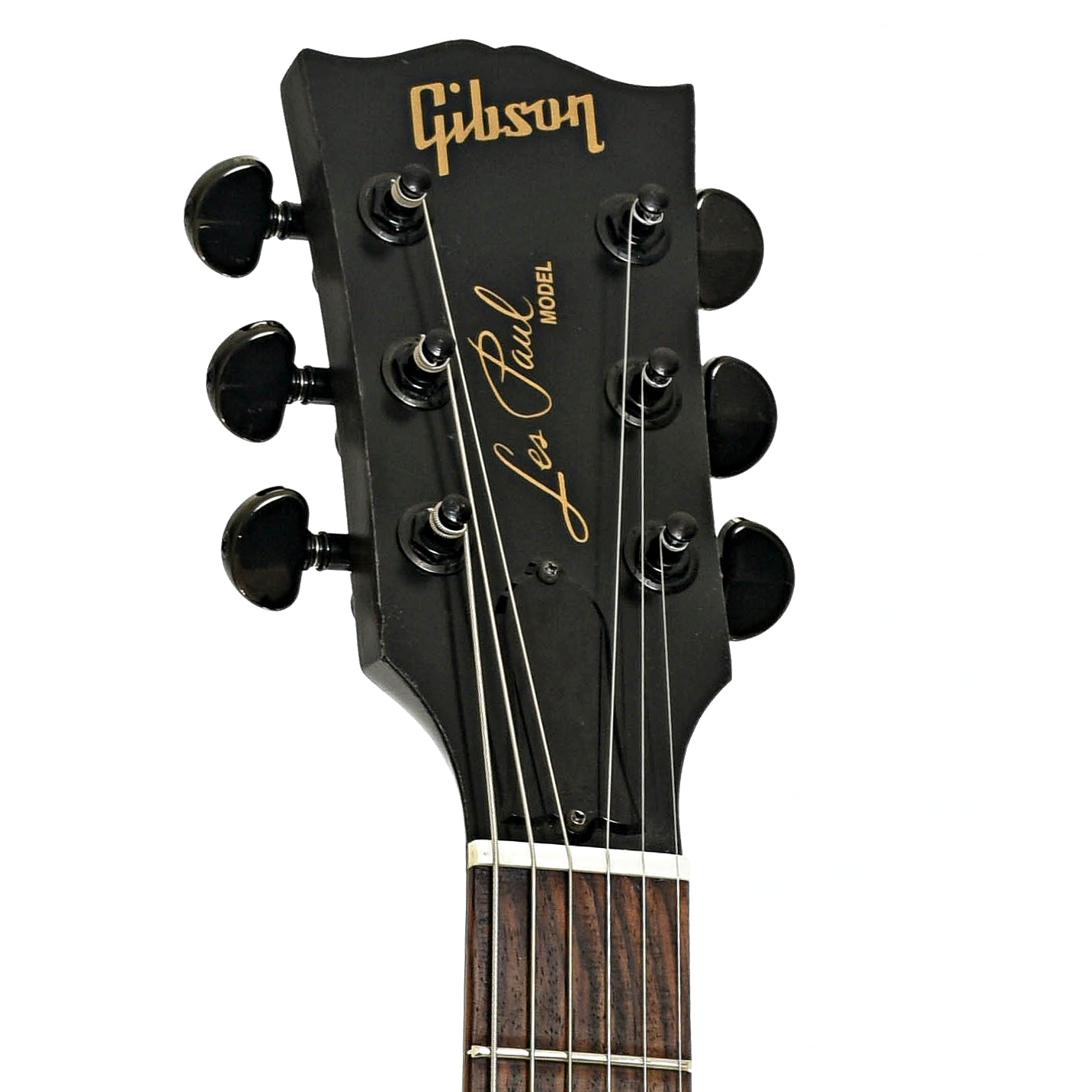 Headstock of Gibson Government Series Les Paul Gunmetal Grey Electric Guitar