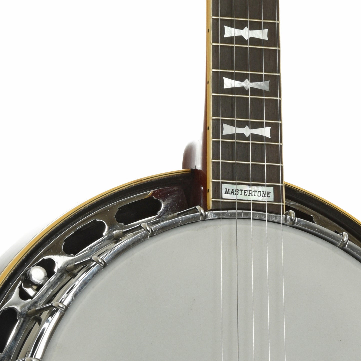 Front neck joint of Gibson RB-25 Resonator Banjo