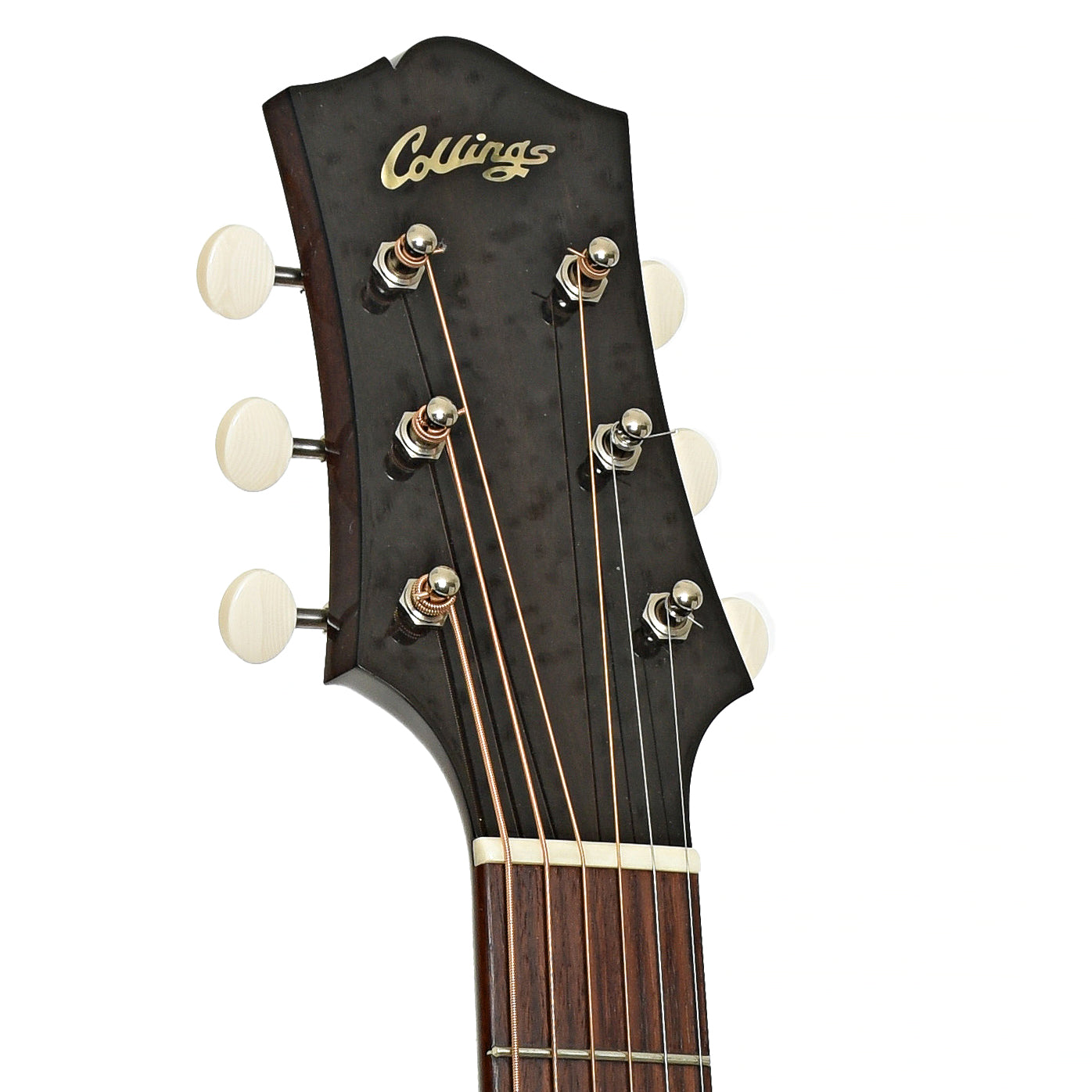 Headstock of Collings CJ45T Acoustic Guitar
