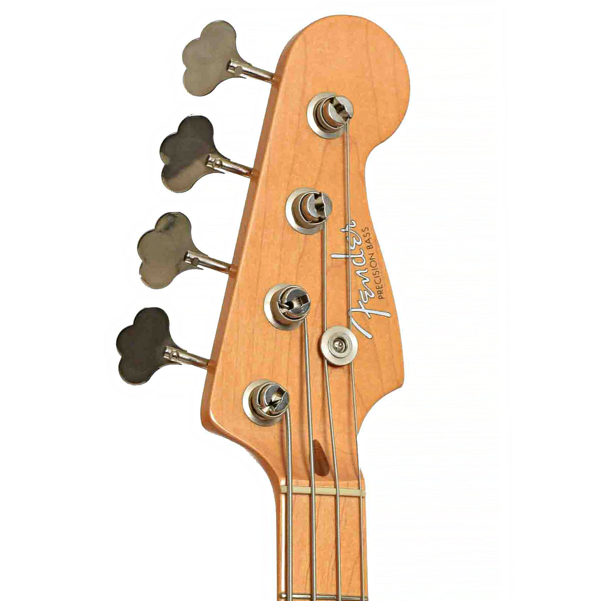 Front headstock of American Vintage Reissue '57 Precision Electric Bass