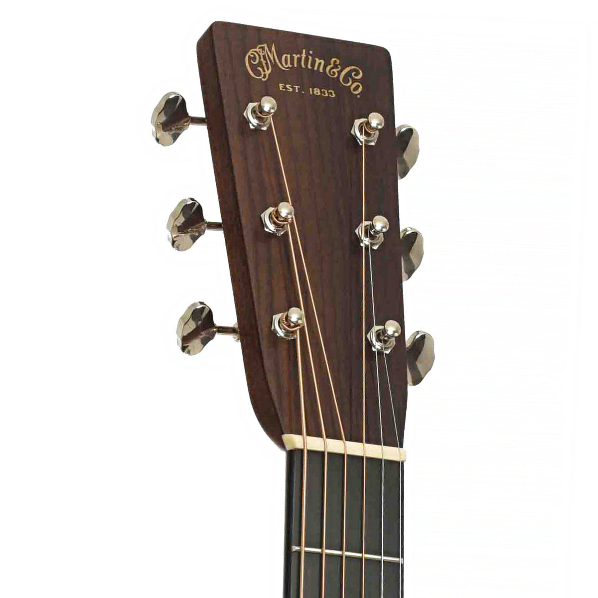 Headstock of Martin Custom Shop 0-28 Acoustic Guitar & Case