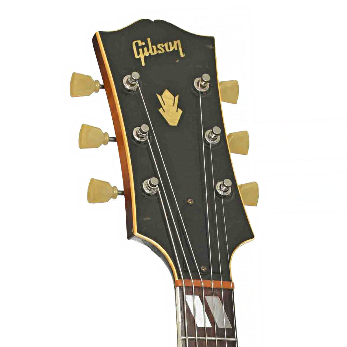 Front Headstock of Gibson Super 300 Archtop Acoustic Guitar