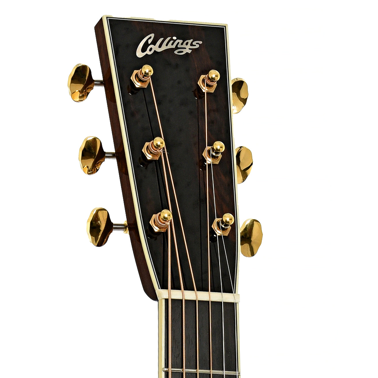 Headstock of Collings D3 Dreadnought Acoustic Guitar