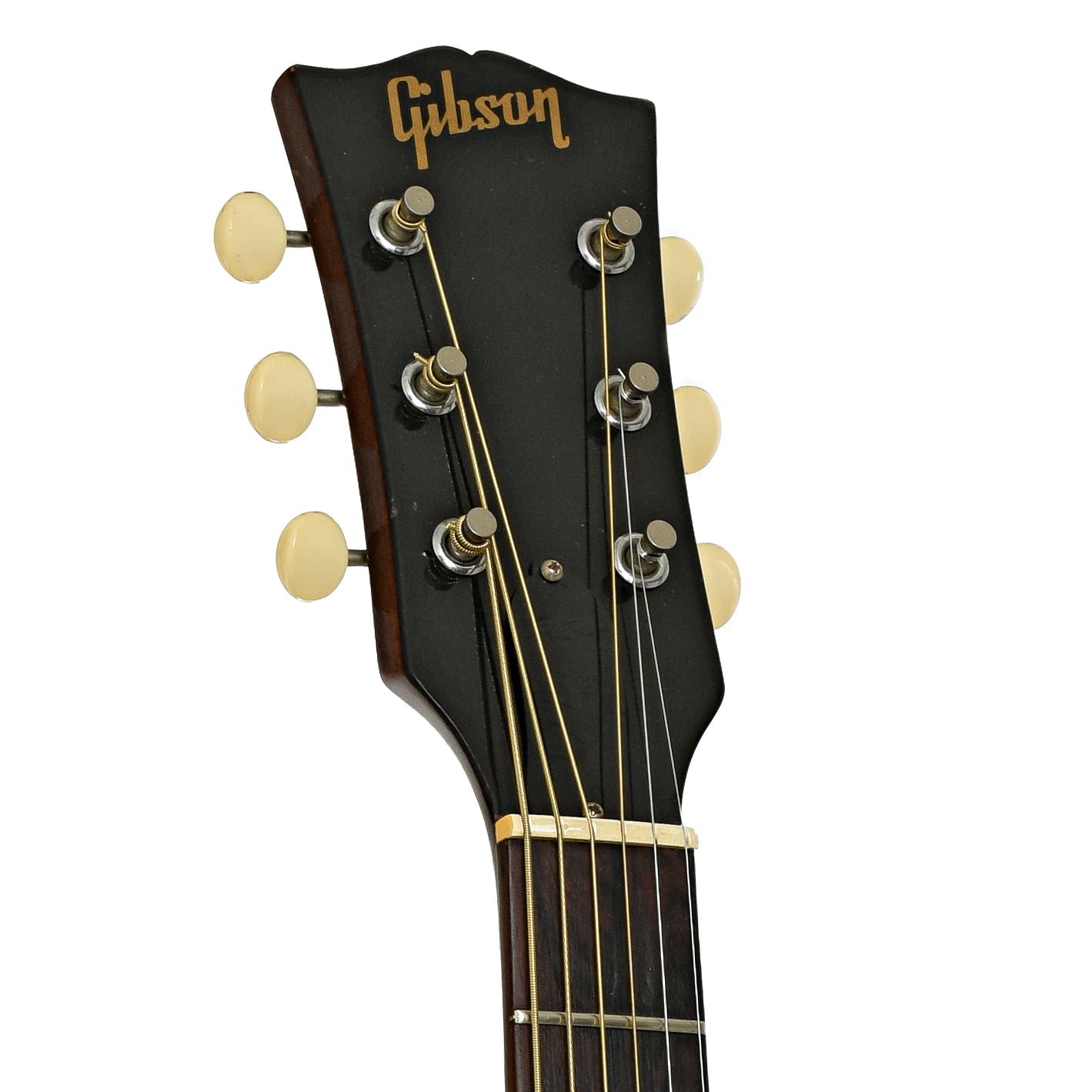 Headstock of Gibson J-50 ADJ Acoustic Guitar