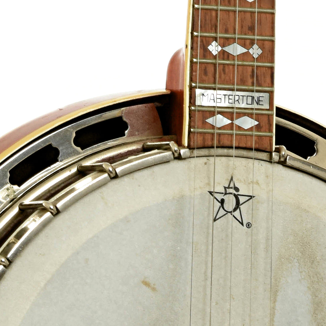 Front neck joint of Gibson TB-3 Conversion Banjo 