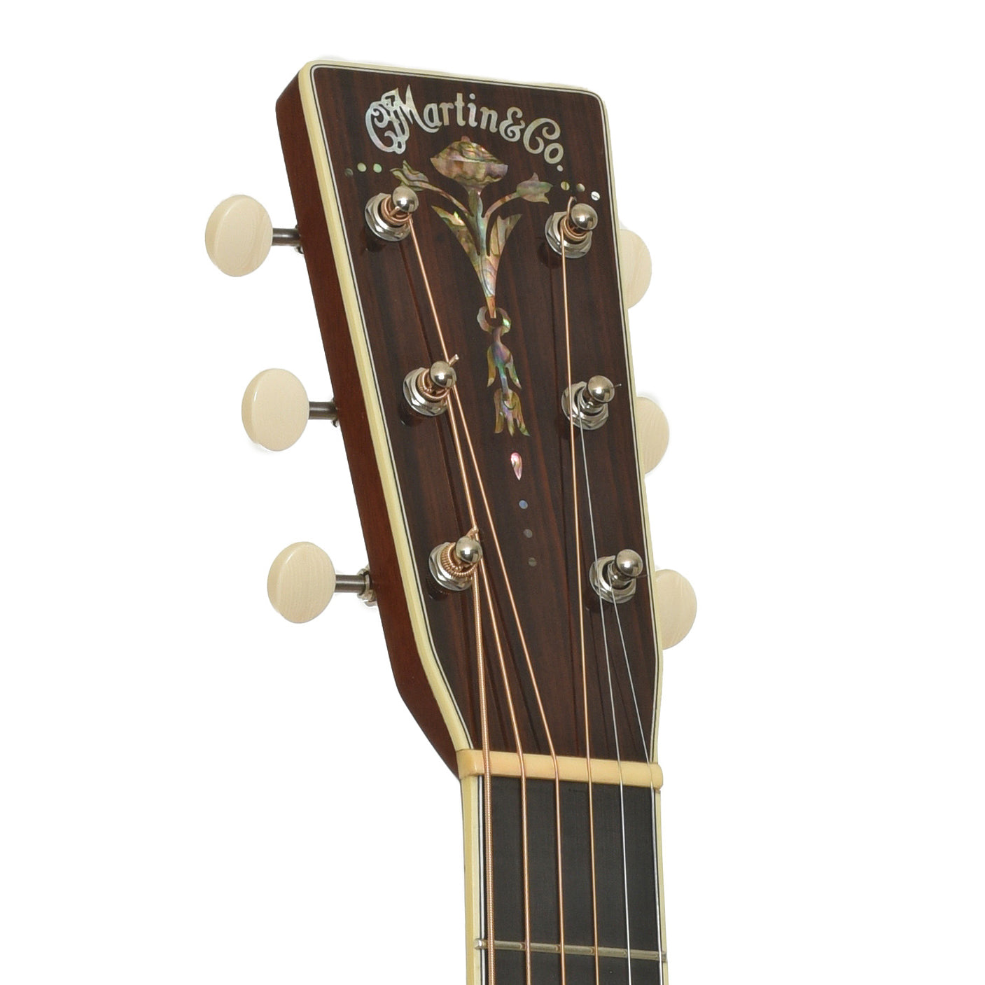 Headstock of Martin M-30 Jorma Kaukonen Acoustic Guitar