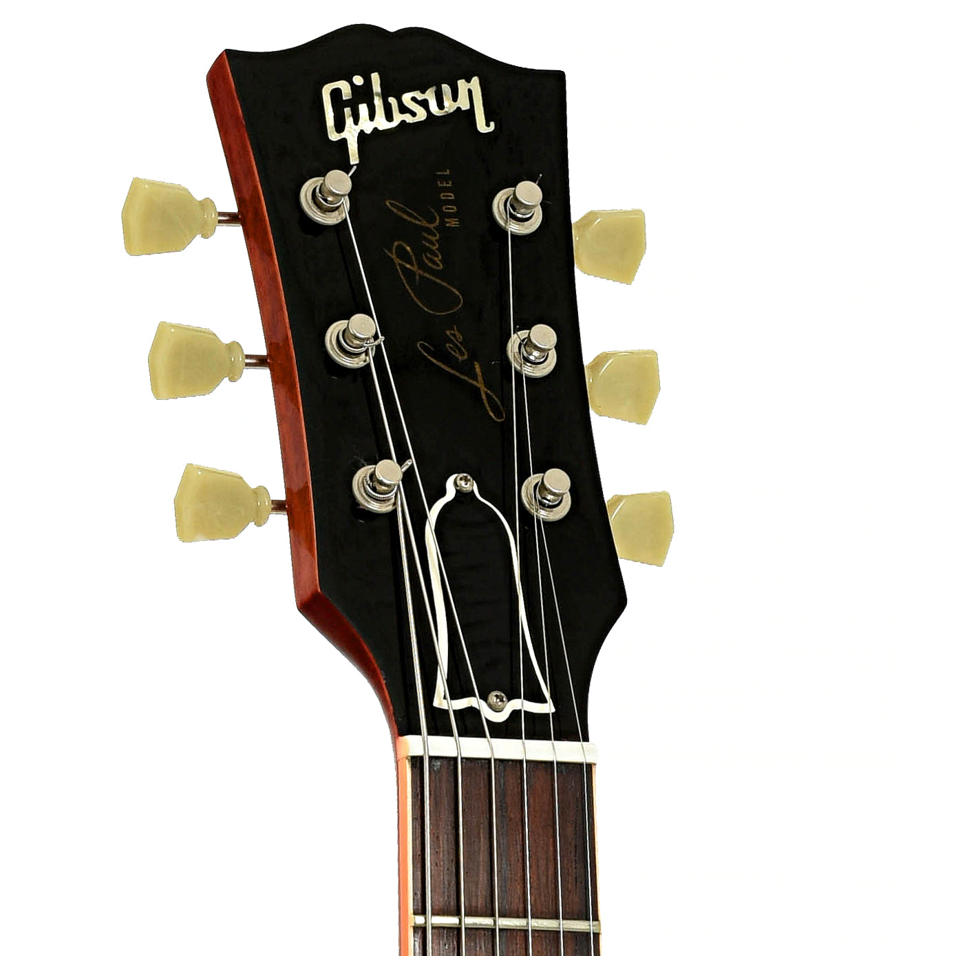Headstock of Gibson Les Paul R8 Plain Top Electric Guitar