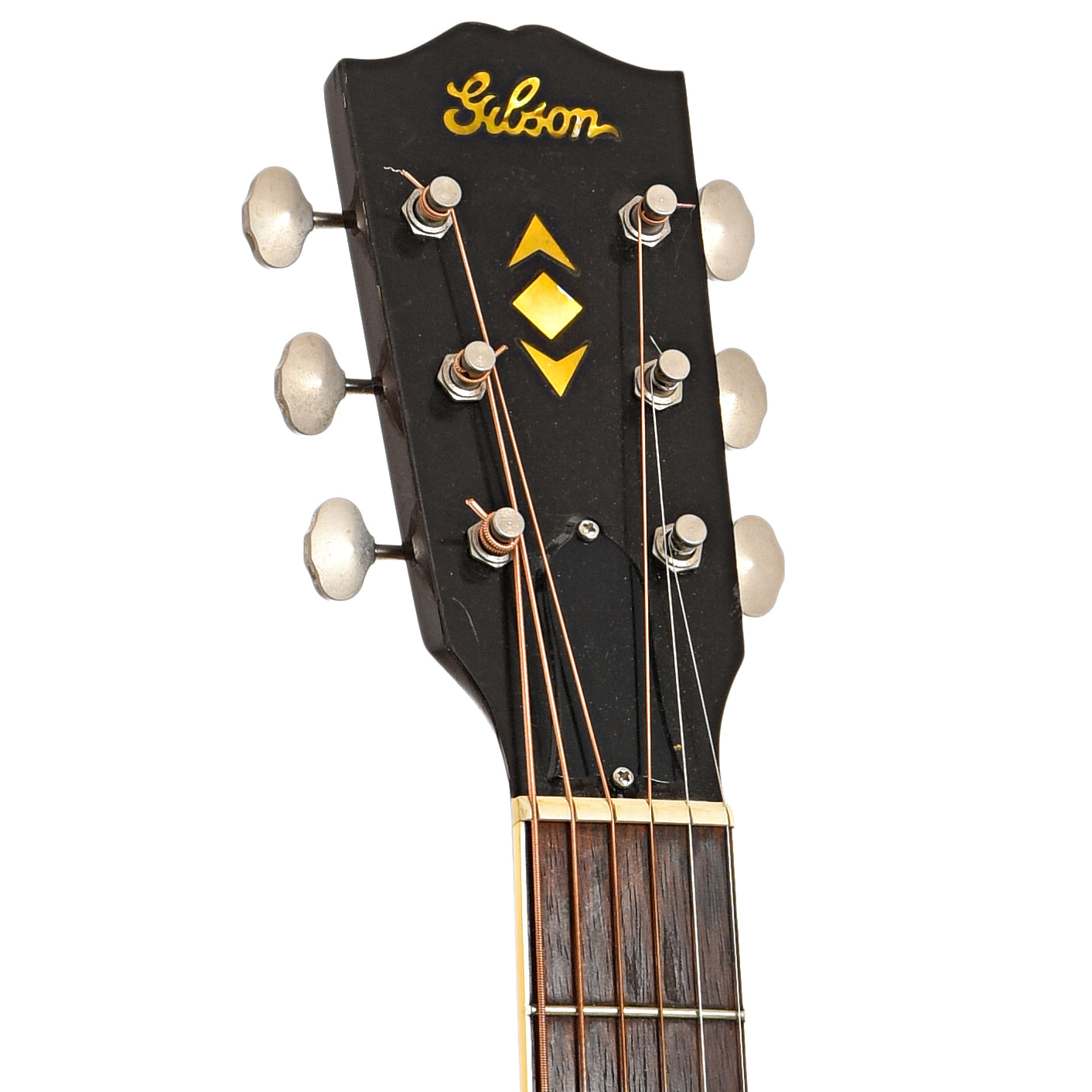 Front headstock of Gibson Vintage AJ Acoustic Guitar (1995)