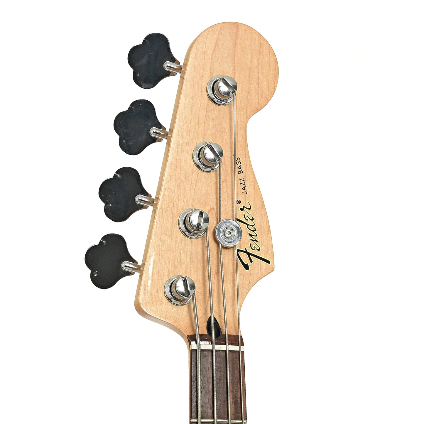 Headstock of Fender Standard Jazz Electric Bass 