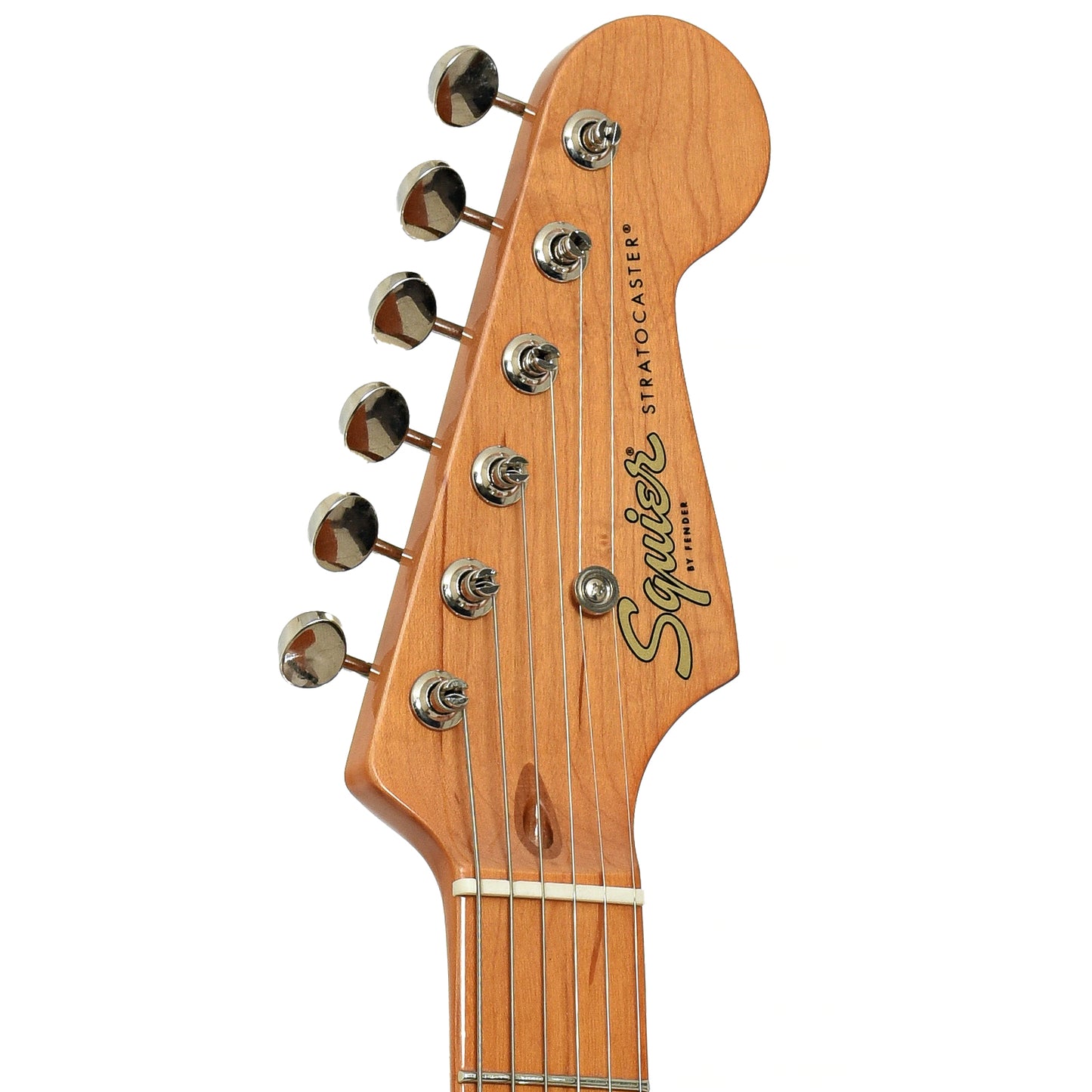 Headstock of Fender Squier Classic Vibe Stratocaster 