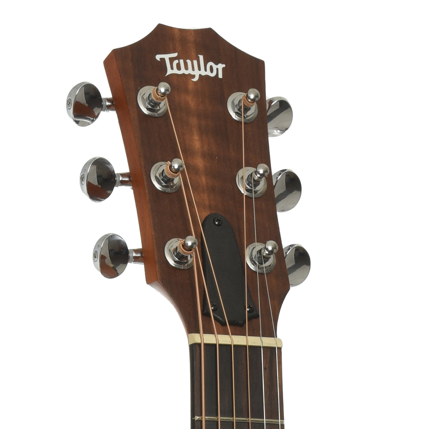 Headstock of Taylor GS Mini E Koa Acoustic-Electric Guitar 
