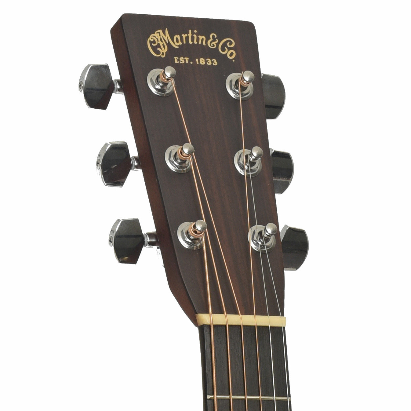 Headstock of Martin Custom Shop 0000-38C Acoustic Guitar 