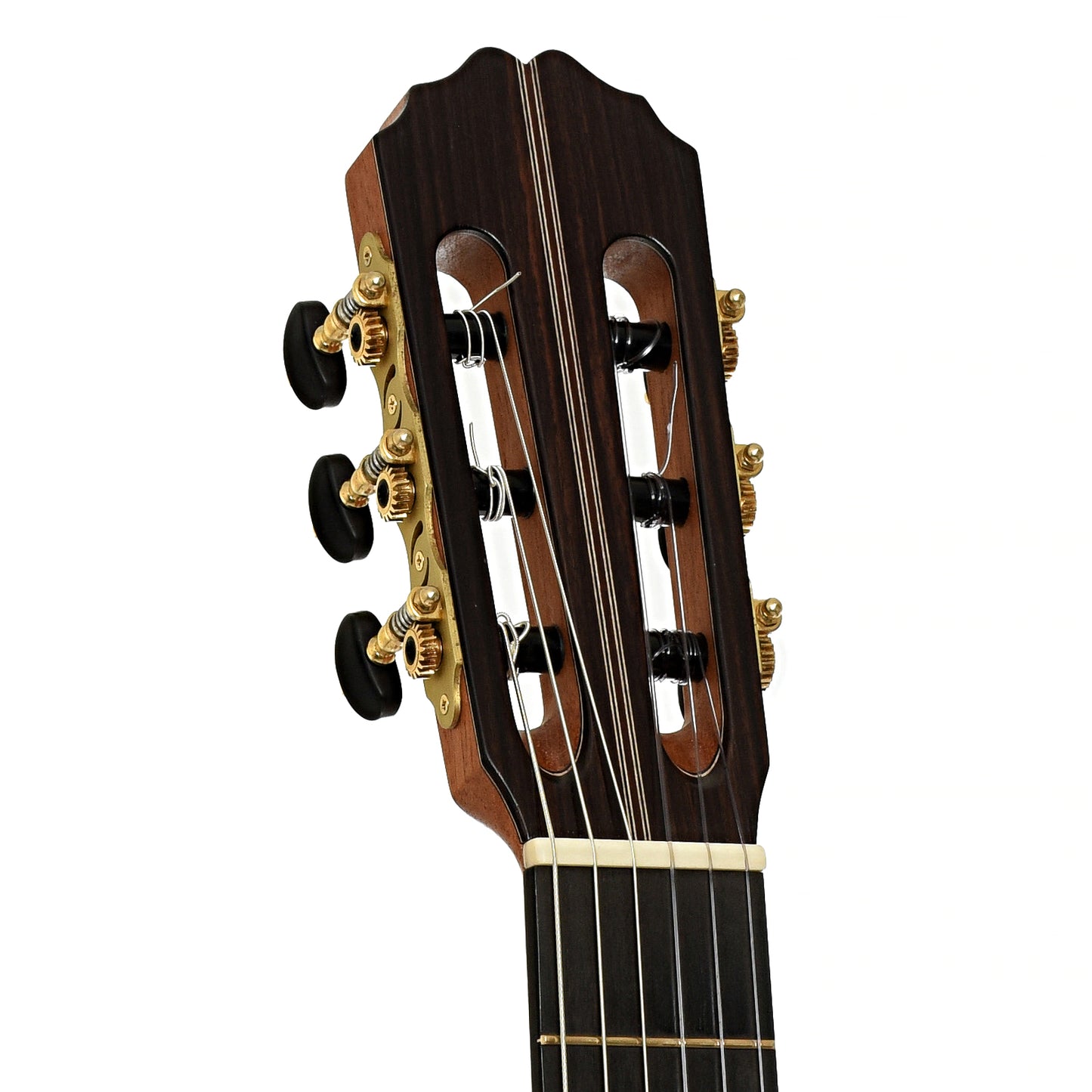 Headstock of Francois Laramee Classical Acoustic Guitar               