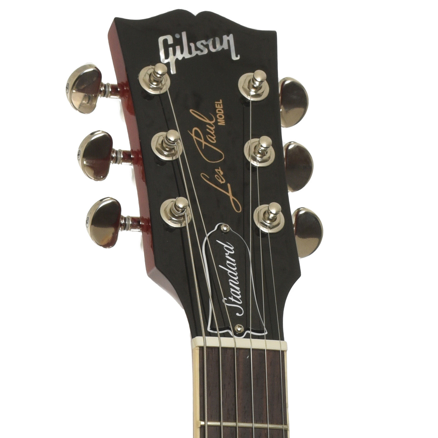 Headstock of Gibson Les Paul Standard 60s Figured Electric Guitar