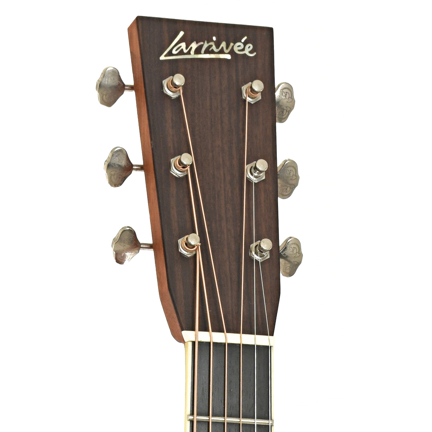 Headstock of Larrivee OMV-50 Acoustic Guitar 