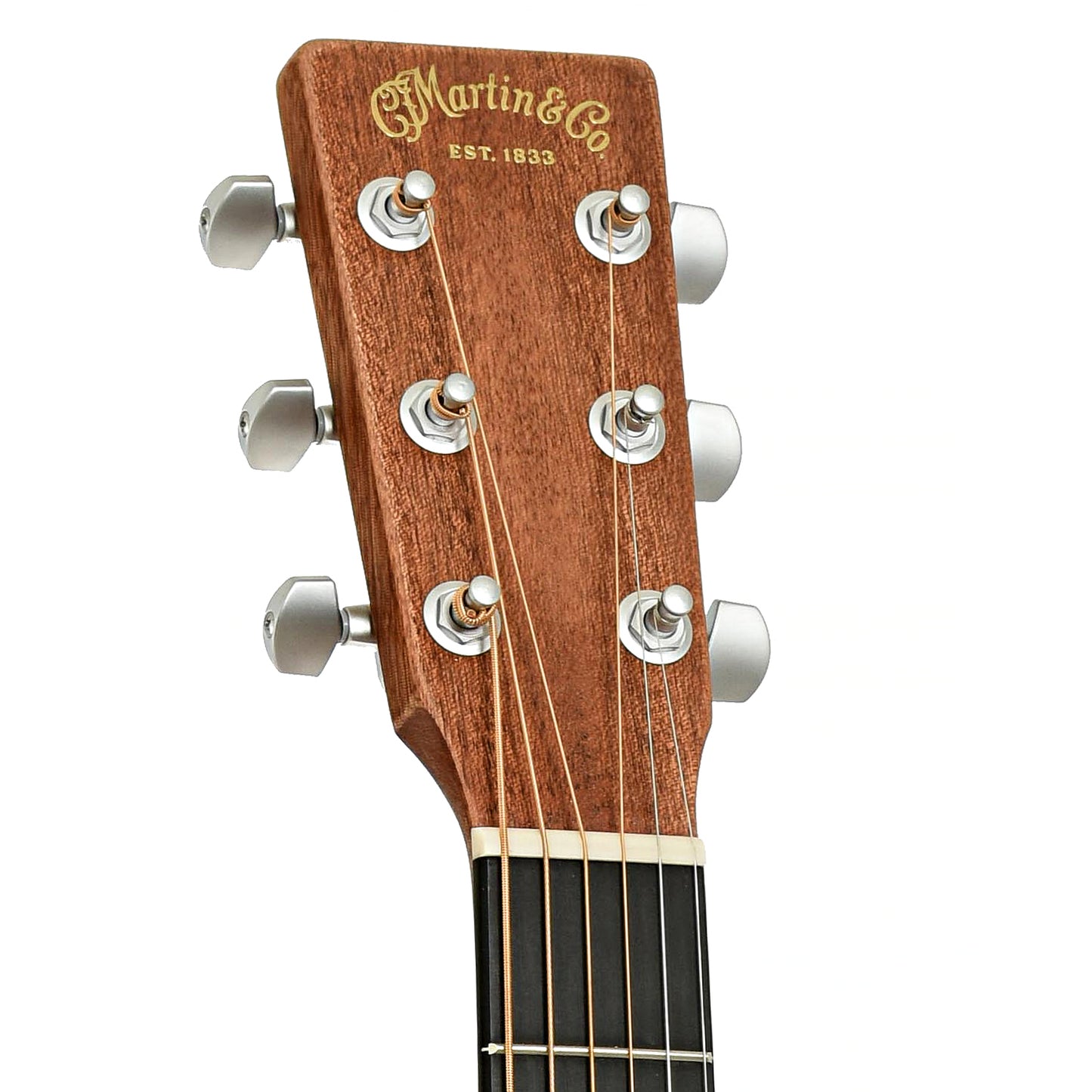 Headstock of DC-JRE StreetMaster Junior Acoustic Electric Guitar & Gigbag