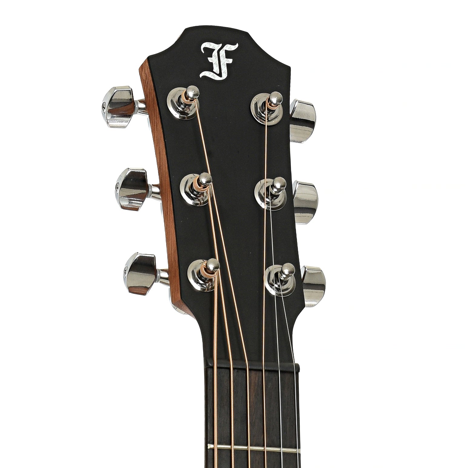Headstock of Furch MMa Travel Acoustic Guitar