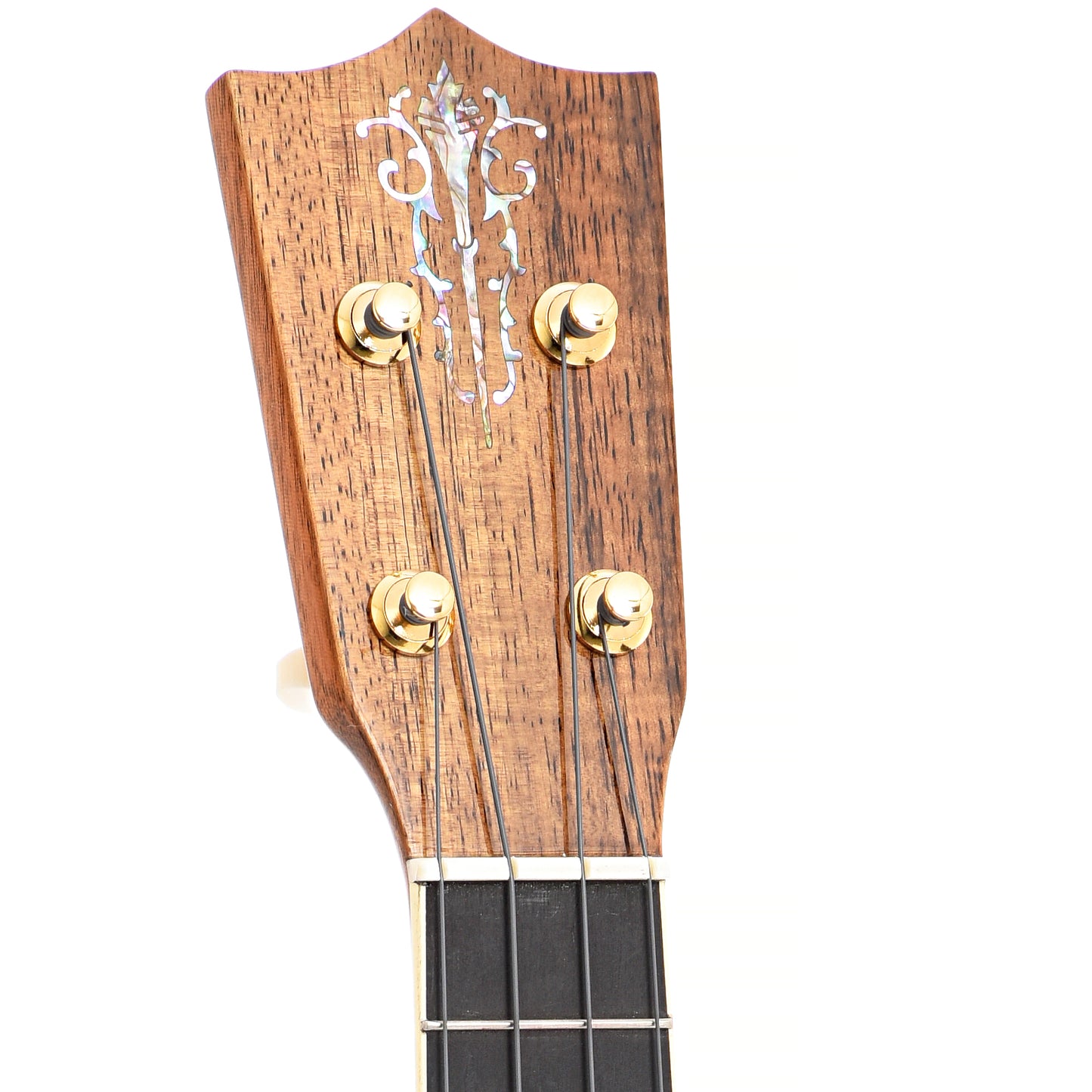 Front headstock of Martin 5K Uke, Soprano Koa Ukulele 
