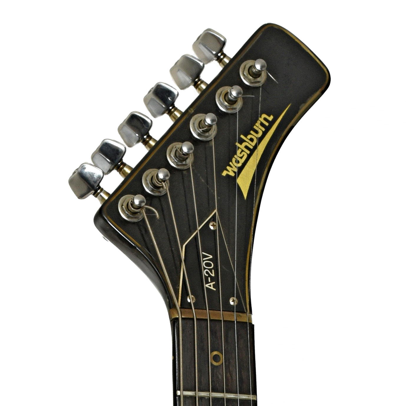 Headstock of Washburn A20V Electric Guitar
