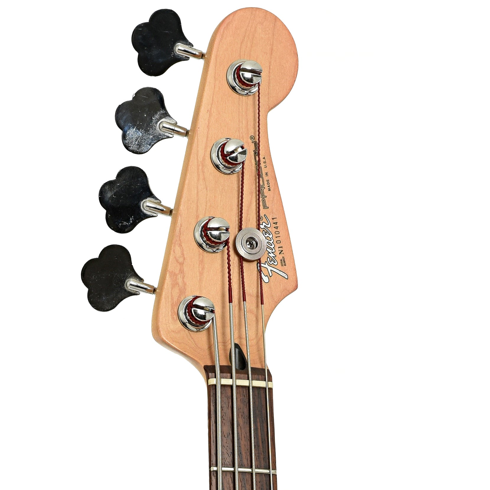 Headstock of Fender Prodigy Electric Bass