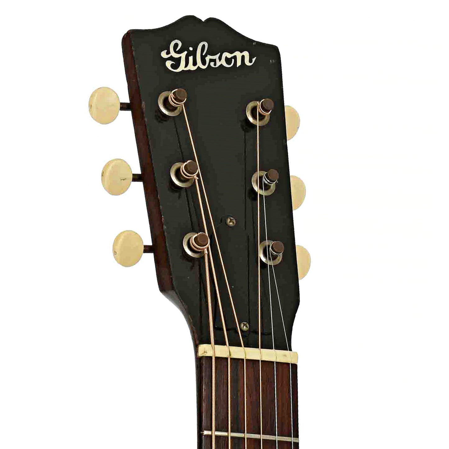 Headstock of Gibson HG-00 Conversion Acoustic Guitar 