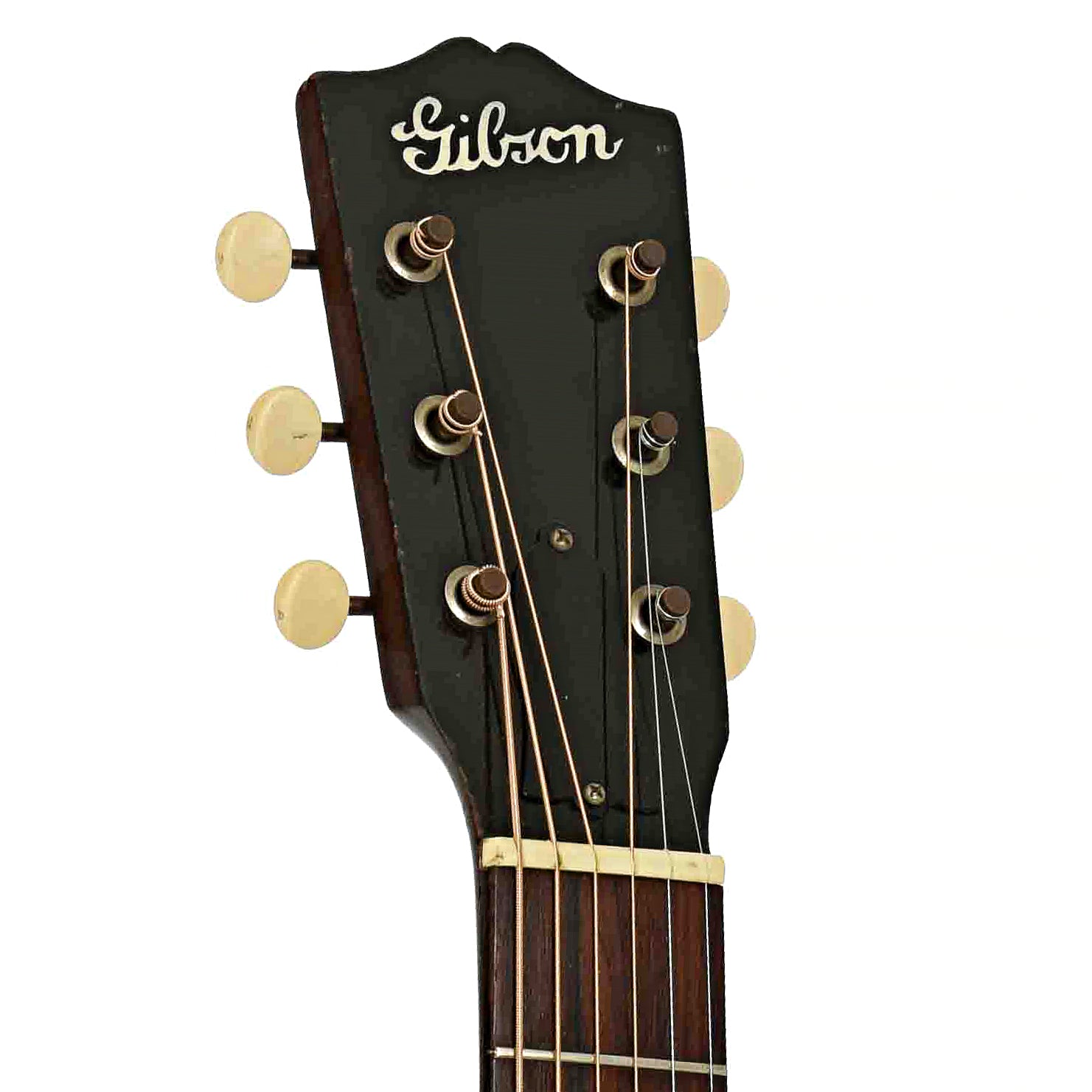 Headstock of Gibson HG-00 Conversion Acoustic Guitar 