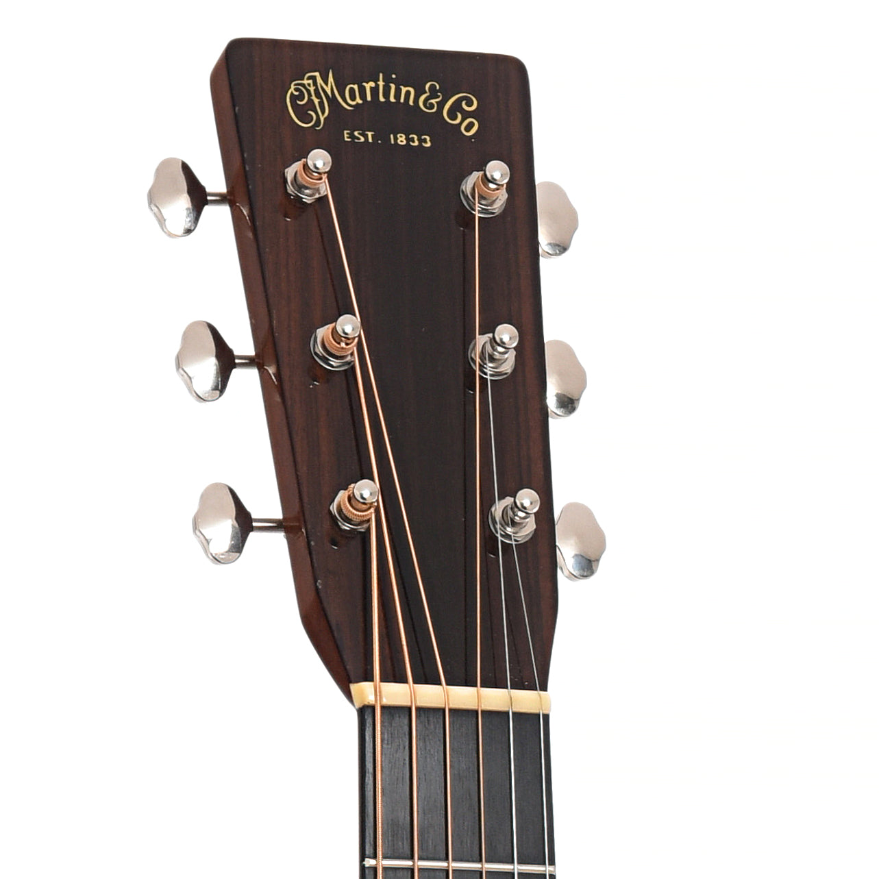 Headstock of Martin 000-28EC Sunburst Acoustic Guitar 