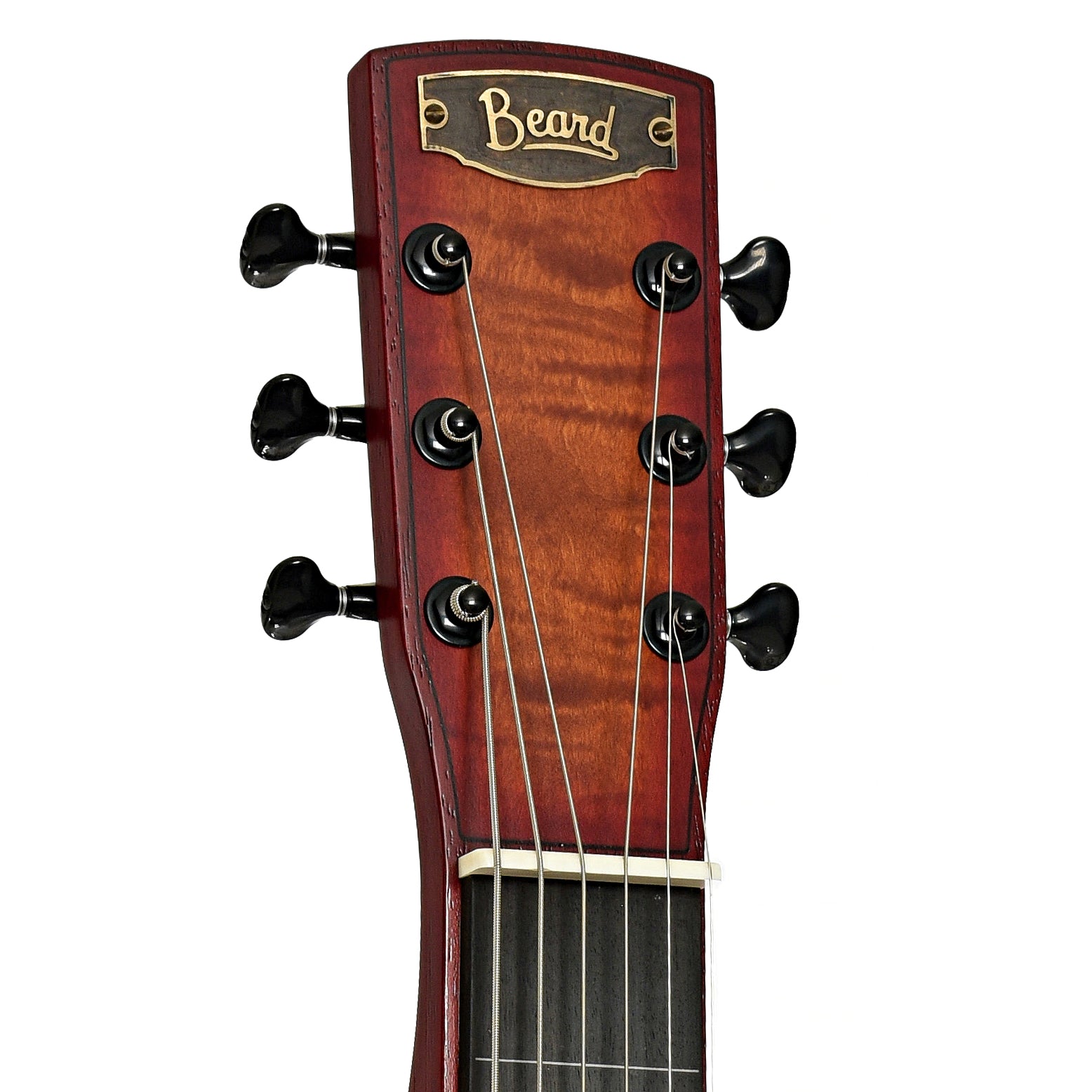 Headstock of Beard Trailhead Lapsteel Guitar