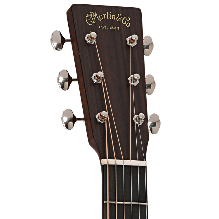 Front headstock of Martin OM-21 Guitar
