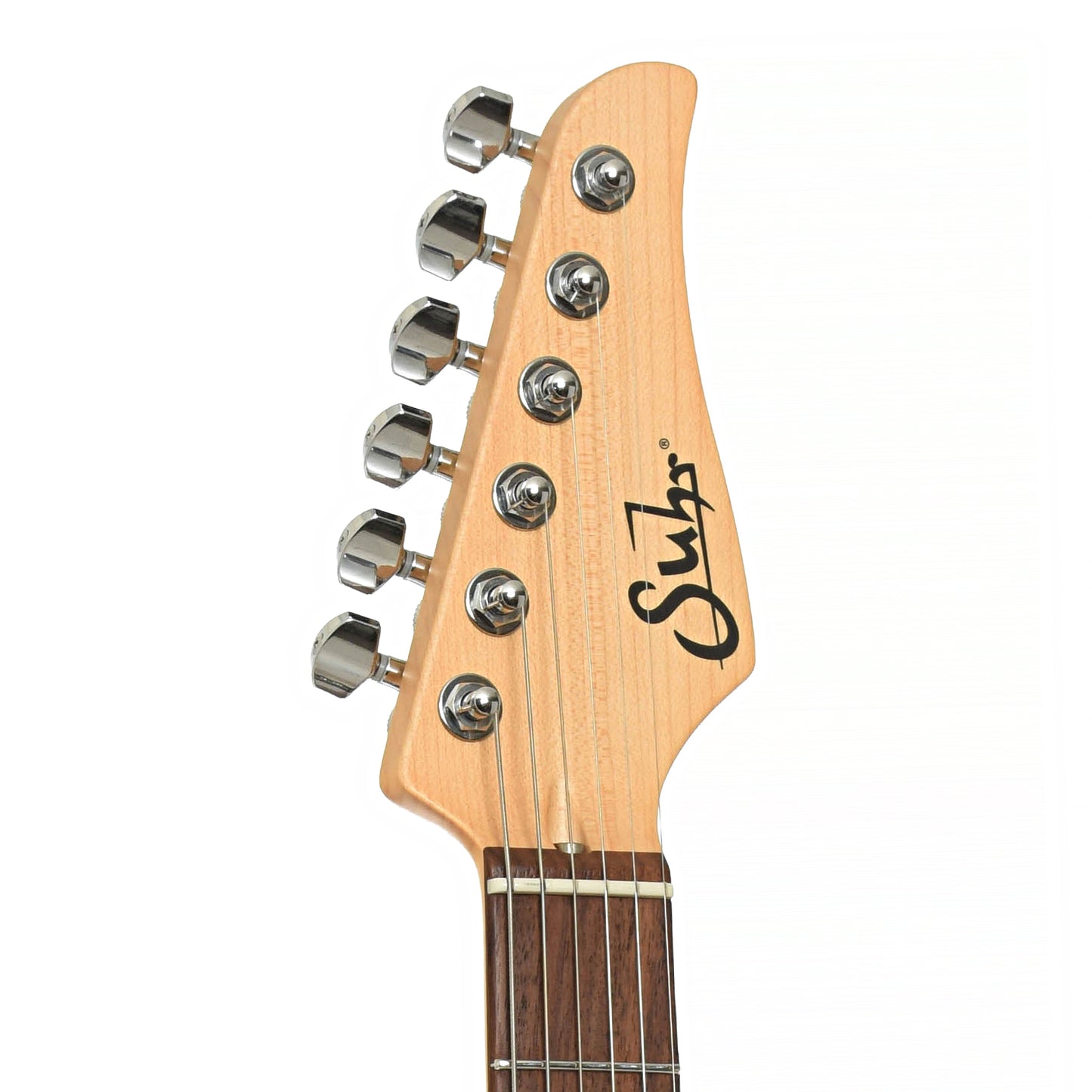 Headstock of Suhr Alt T Electric Guitar