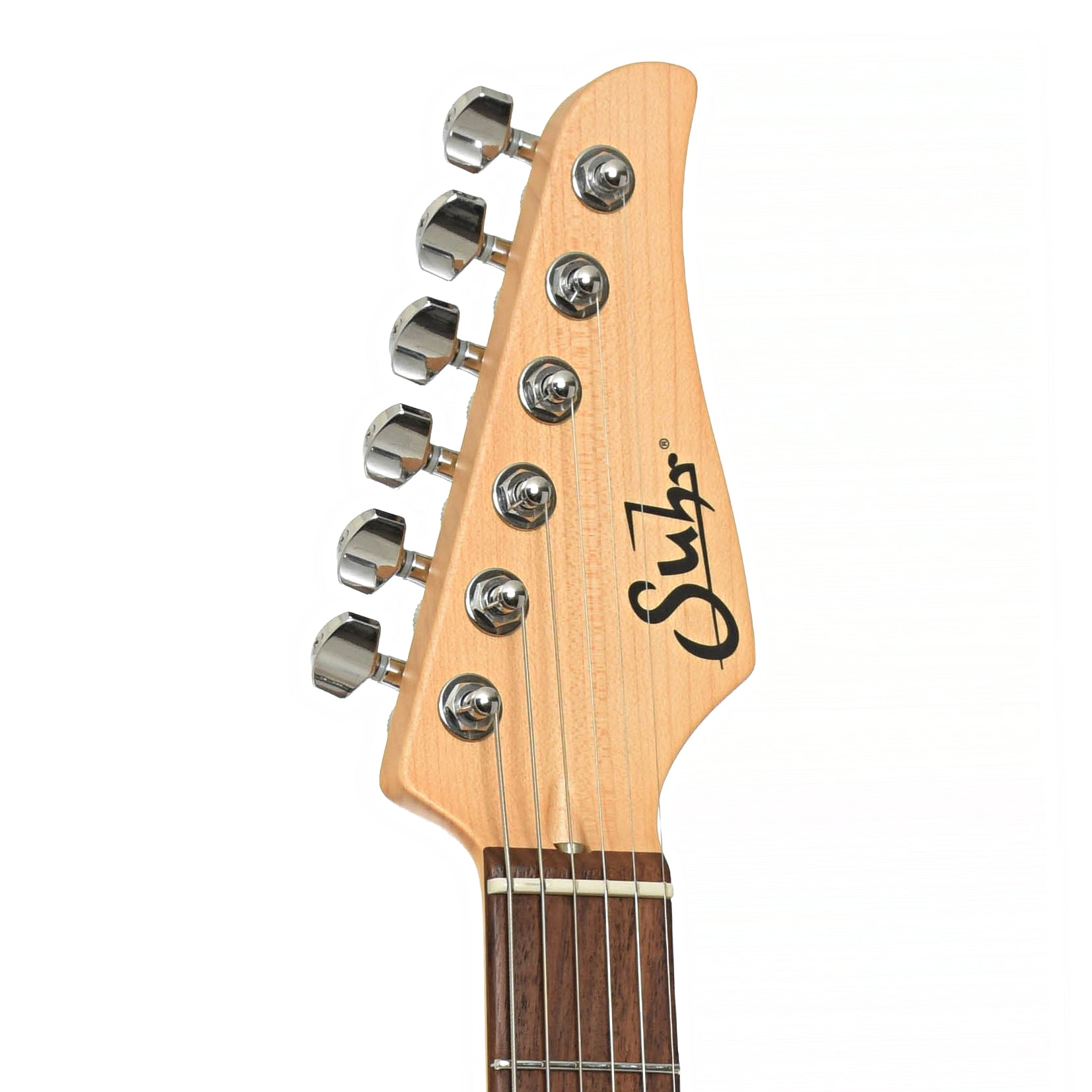 Headstock of Suhr Alt T Electric Guitar