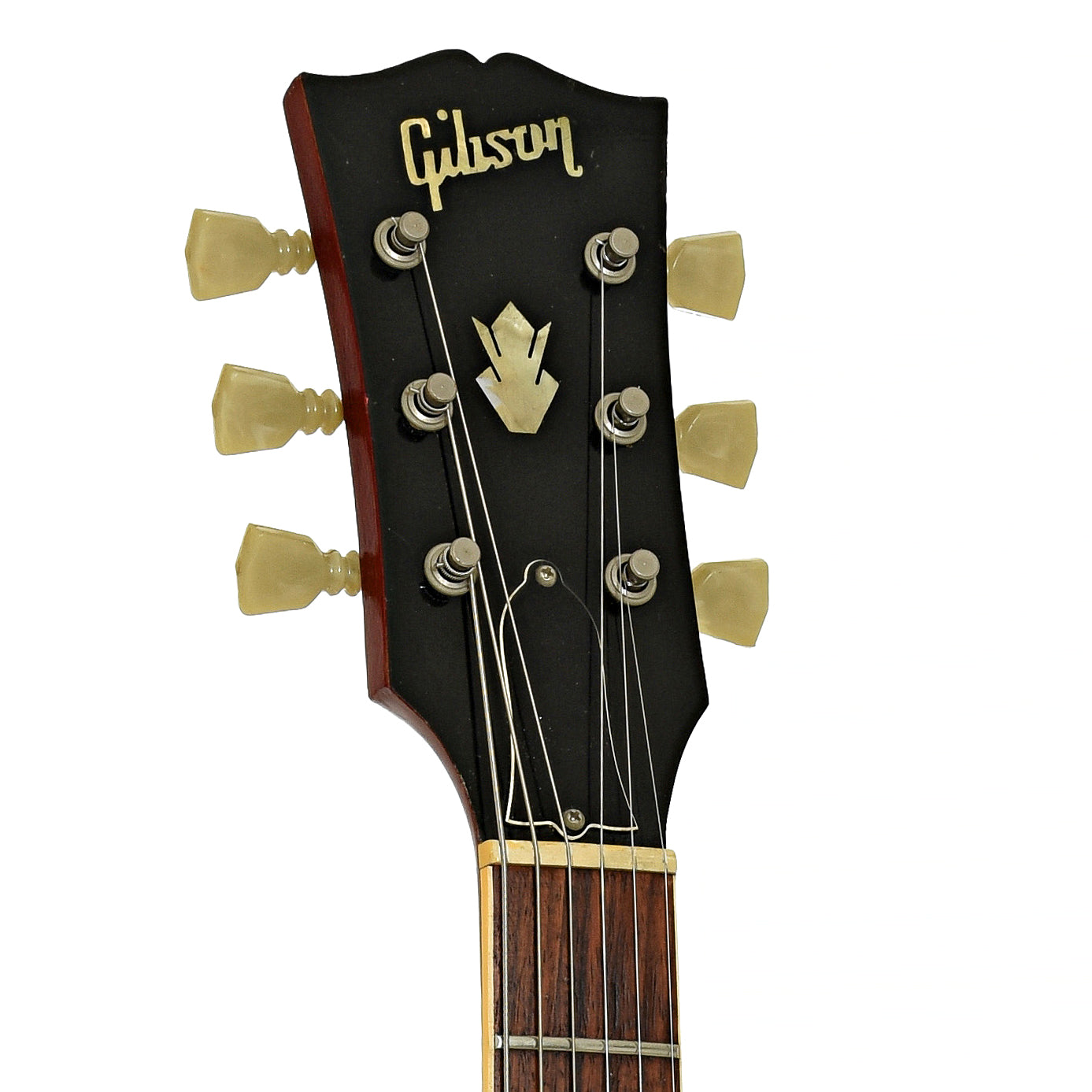 Headstock of Gibson ES-335 Hollowbody Electric Guitar
