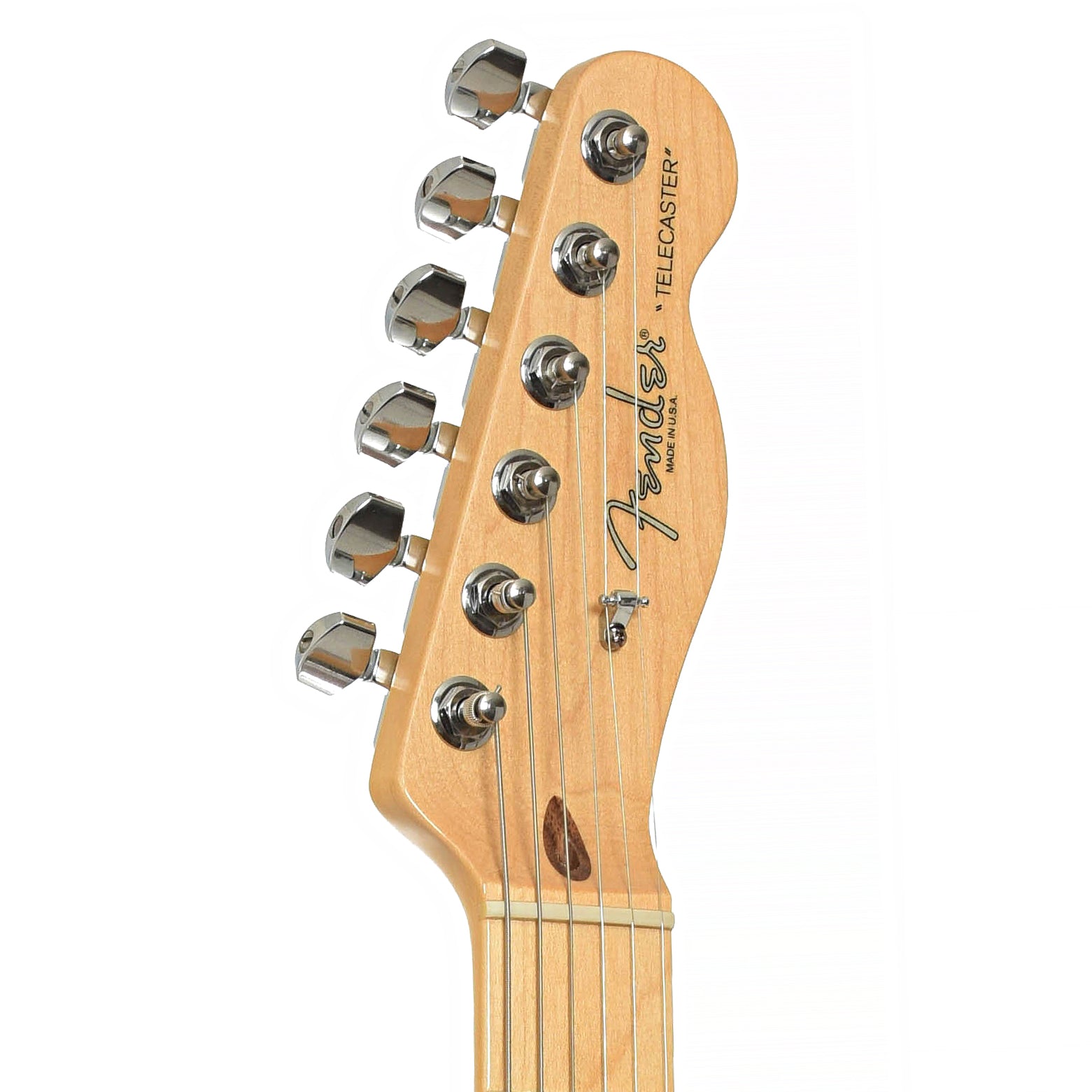 Headstock of Fender New American Standard Telecaster Electric Guitar 