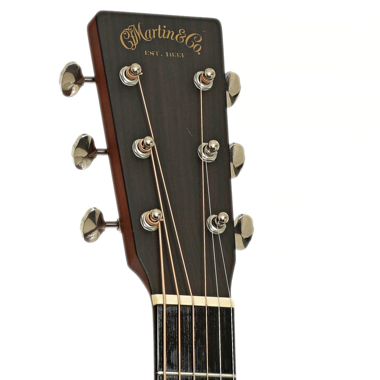 Headstock of Martin D-18GE Custom Acoustic Guitar