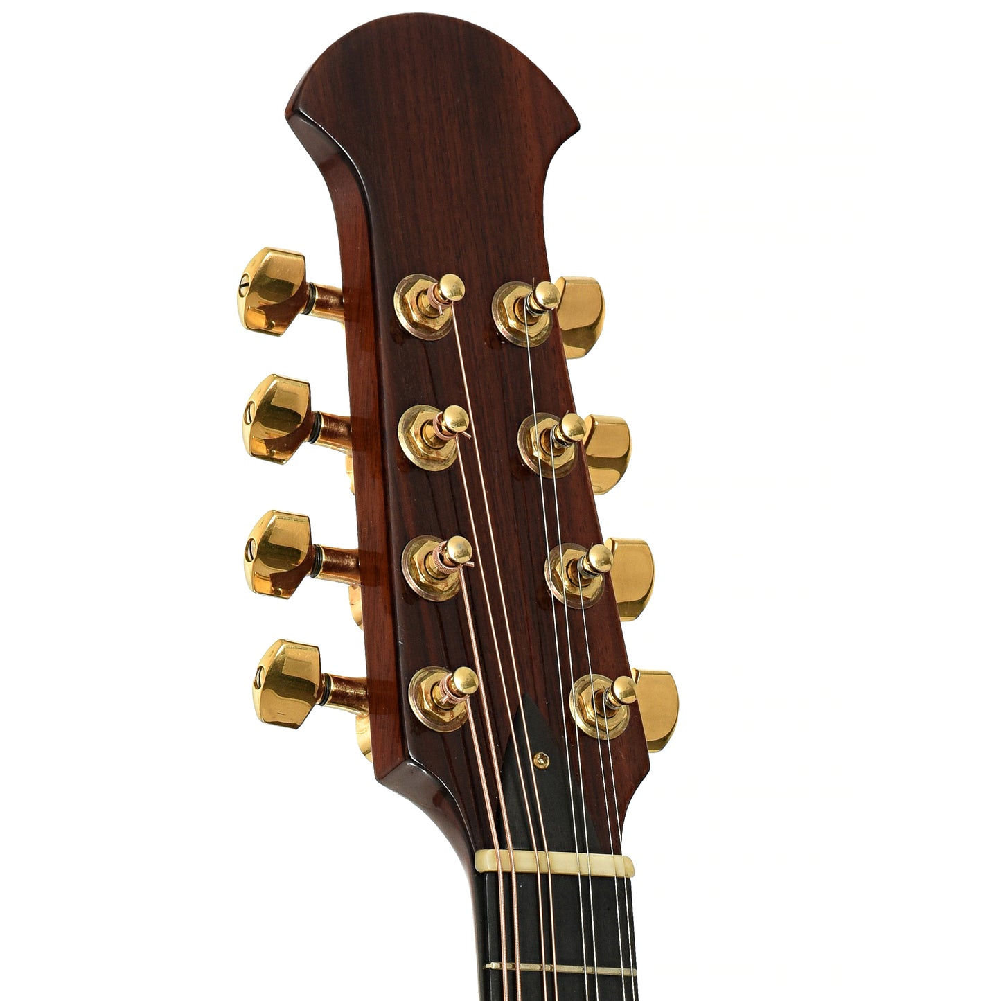 Headstock of Stefan Sobell Mandolin 