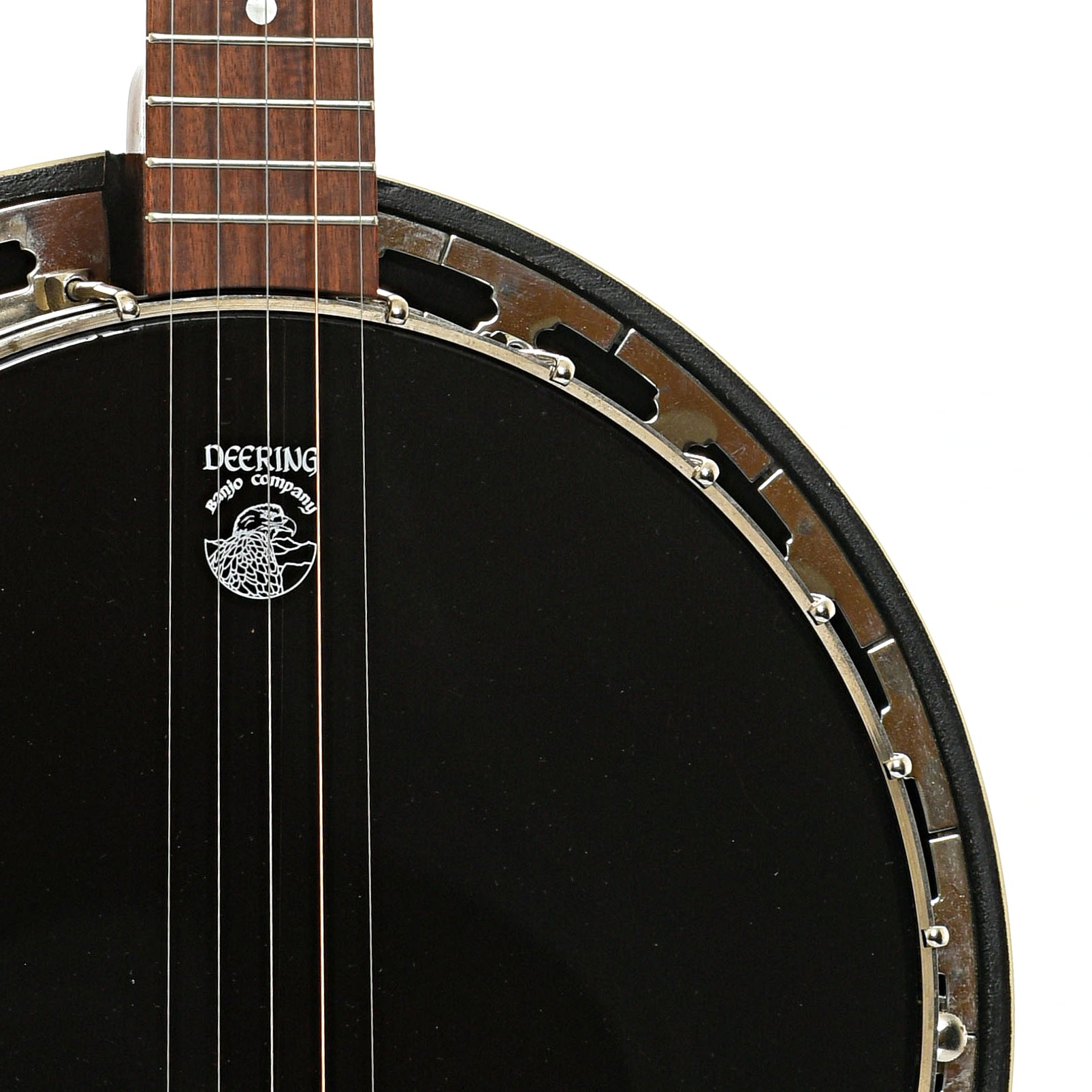 Front neck joint of Deering Basic Resonator Banjo LH 