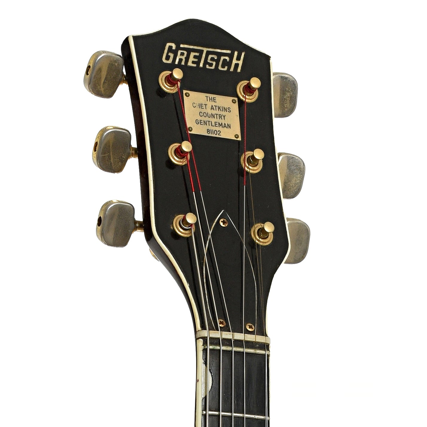 Headstock of Gretsch Chet Atkins Country Gentleman Hollowbody Electric Guitar