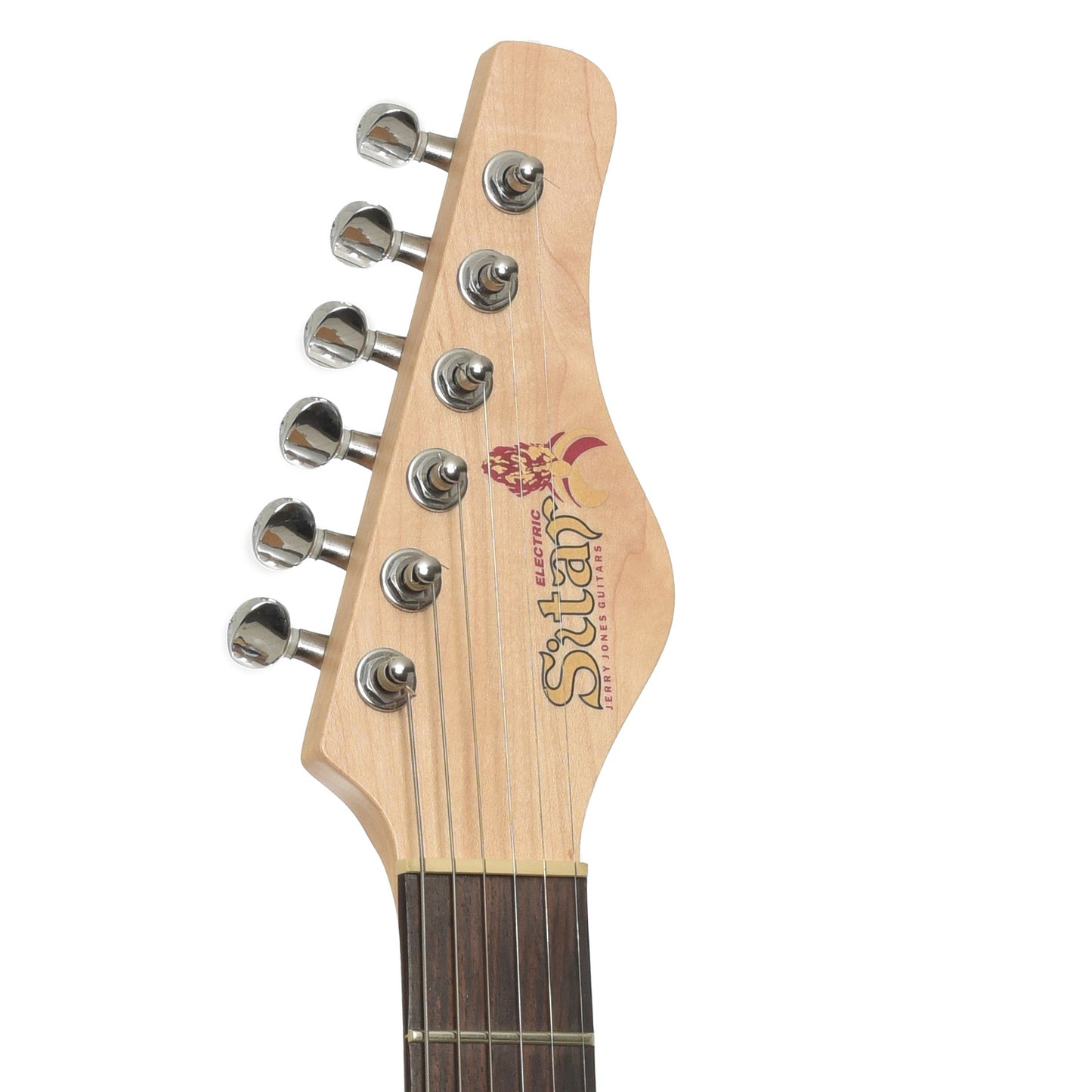Headstock of Jerry Jones Electric Sitar 