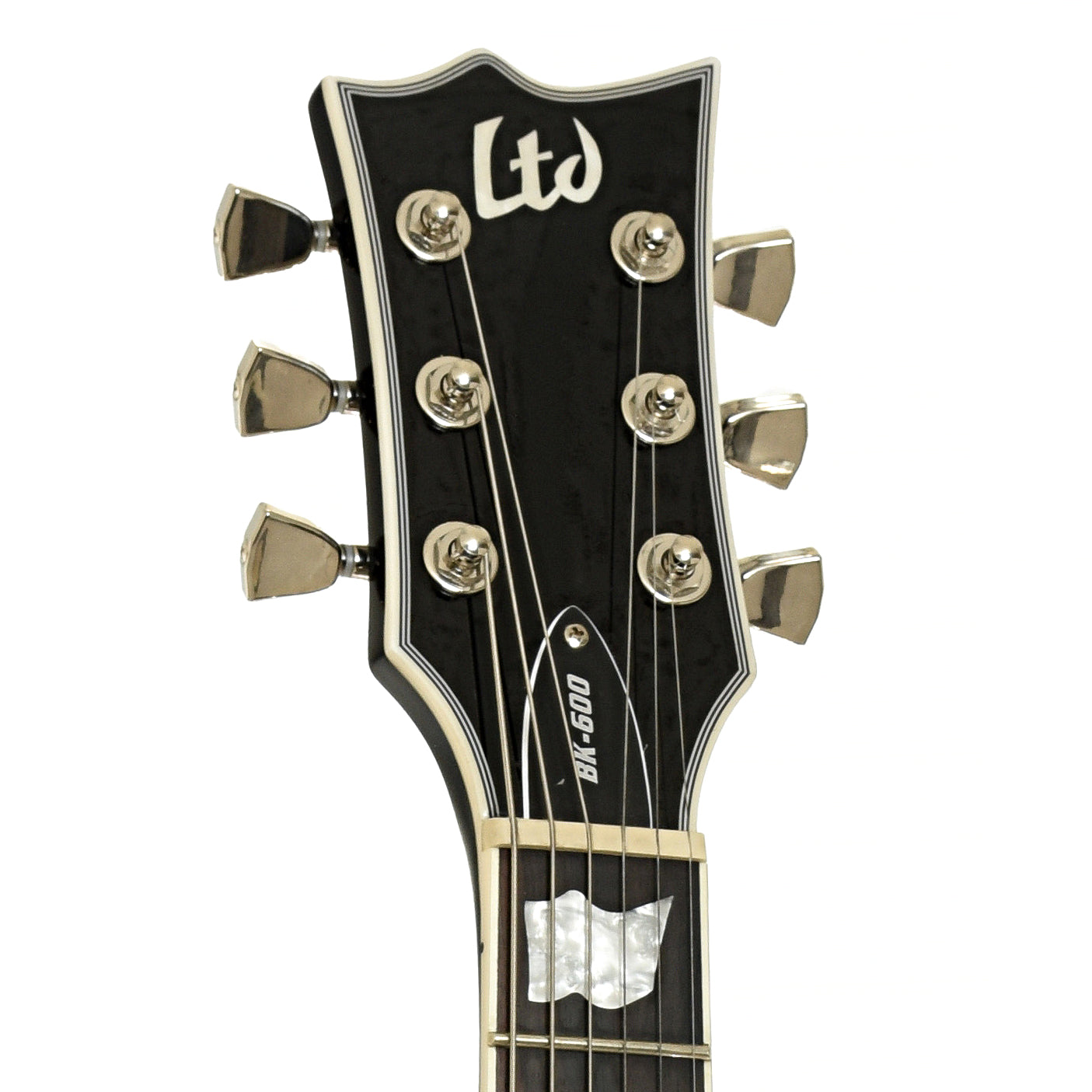 Headstock of ESP LTD BK-600 Signature Series Electric Guitar