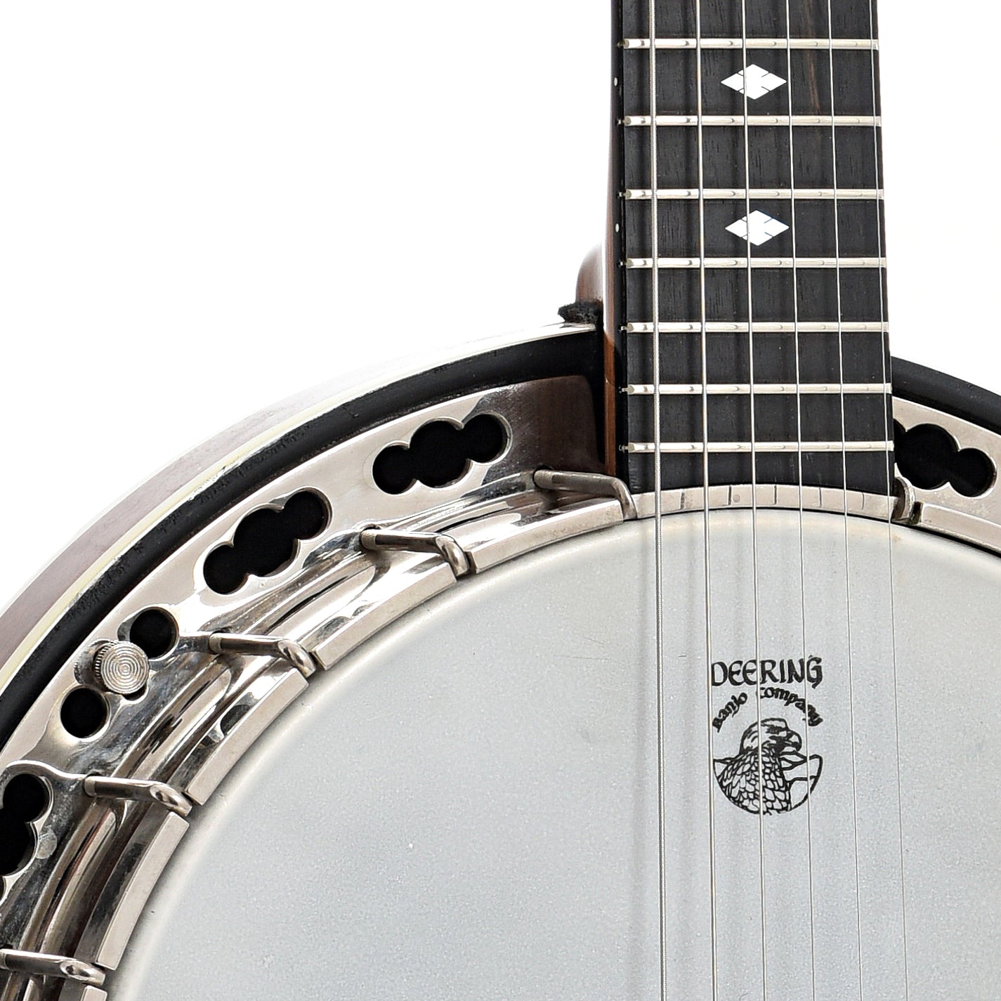 Front body and neck join of Deering Deluxe 6 Banjo-Guitar (2006)