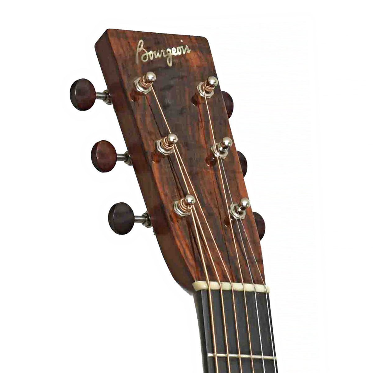 Front Headstock of Bourgeois Country Boy Deluxe Acoustic Guitar