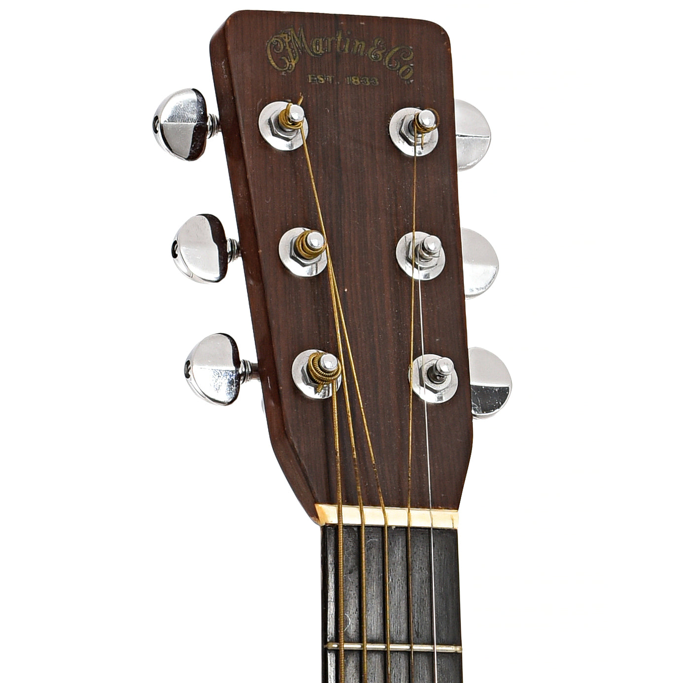 Front headstock of Martin D-28