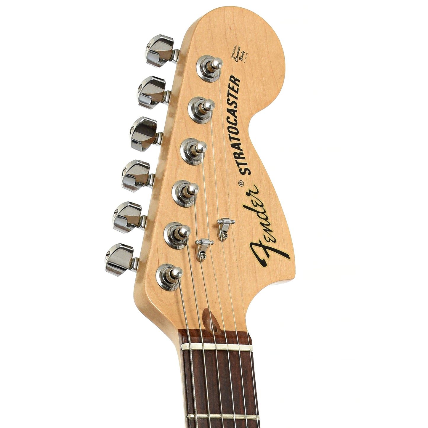 Headstock of Fender American Special Stratocaster HSS Electric Guitar