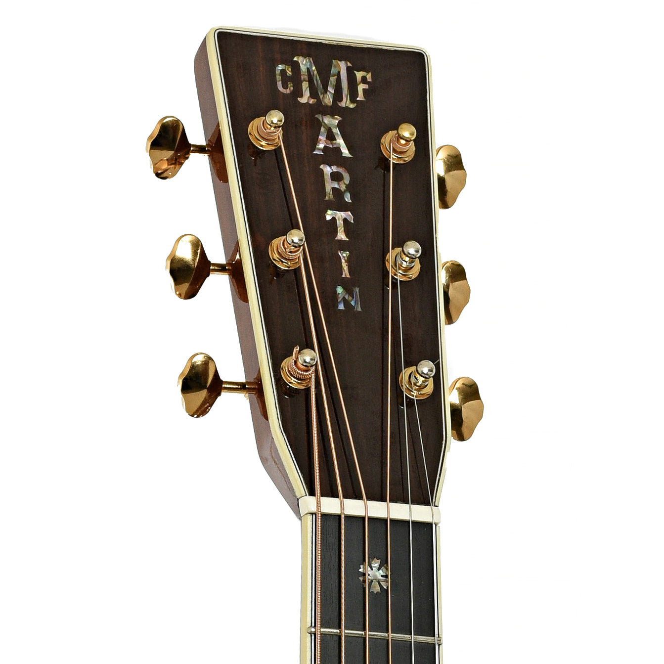 Headstock of Martin D-42 Acoustic Guitar