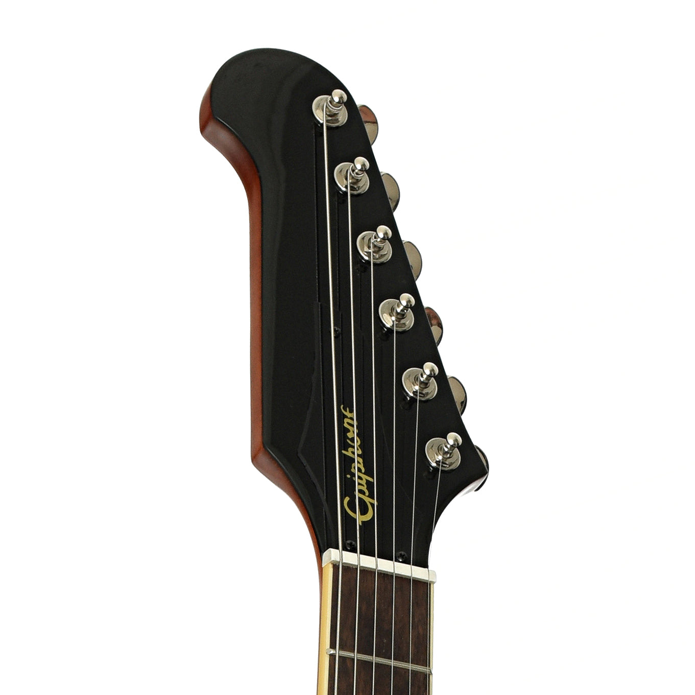 Headstock of Epiphone Firebird Electric Guitar 