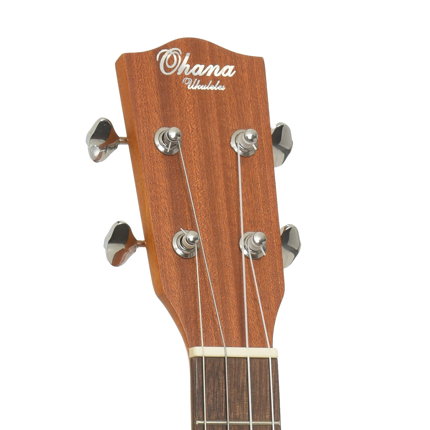 Headstock of Ohana BK-10 Baritone Ukulele