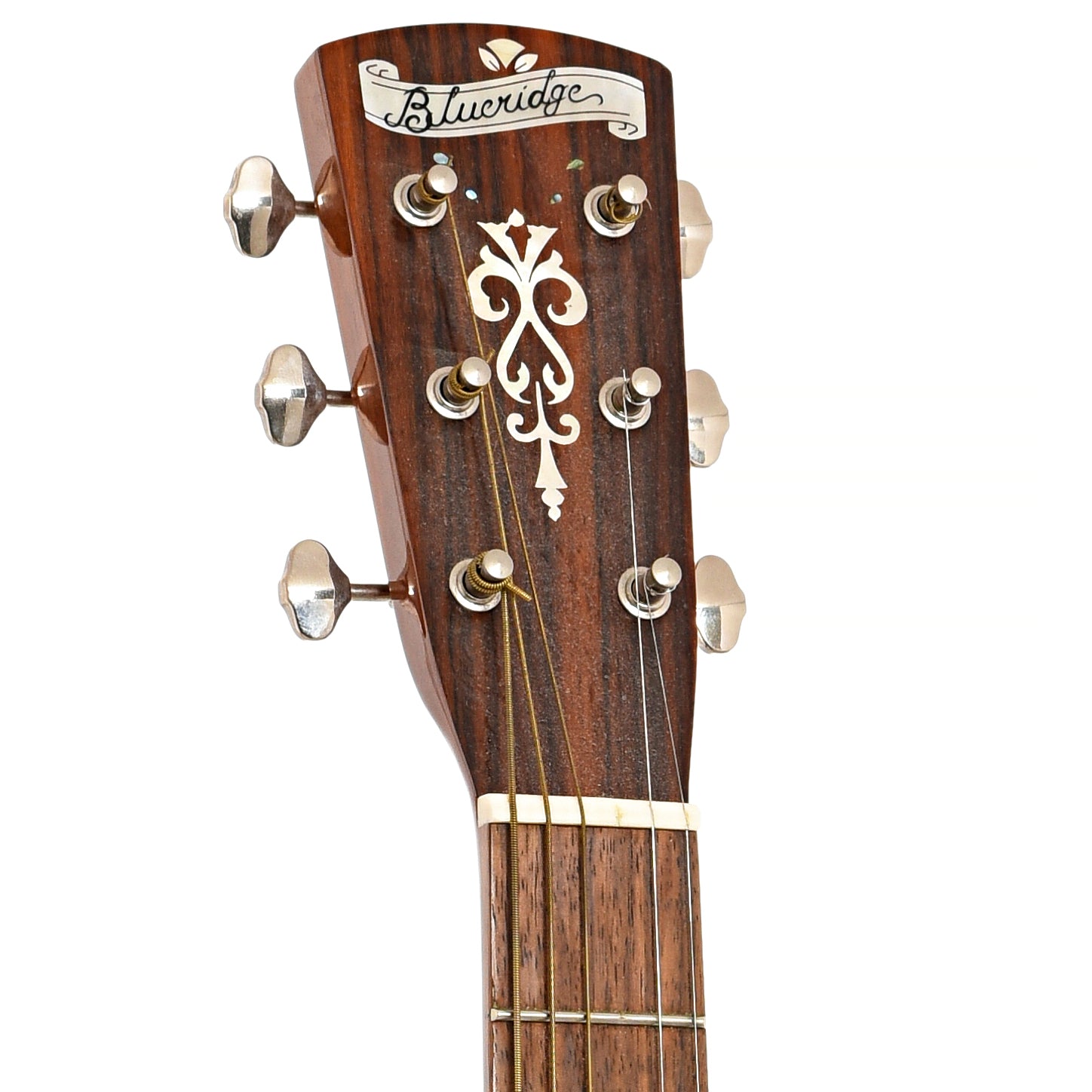 Front headstock of Blueridge BR-43 Acoustic Guitar (2012)