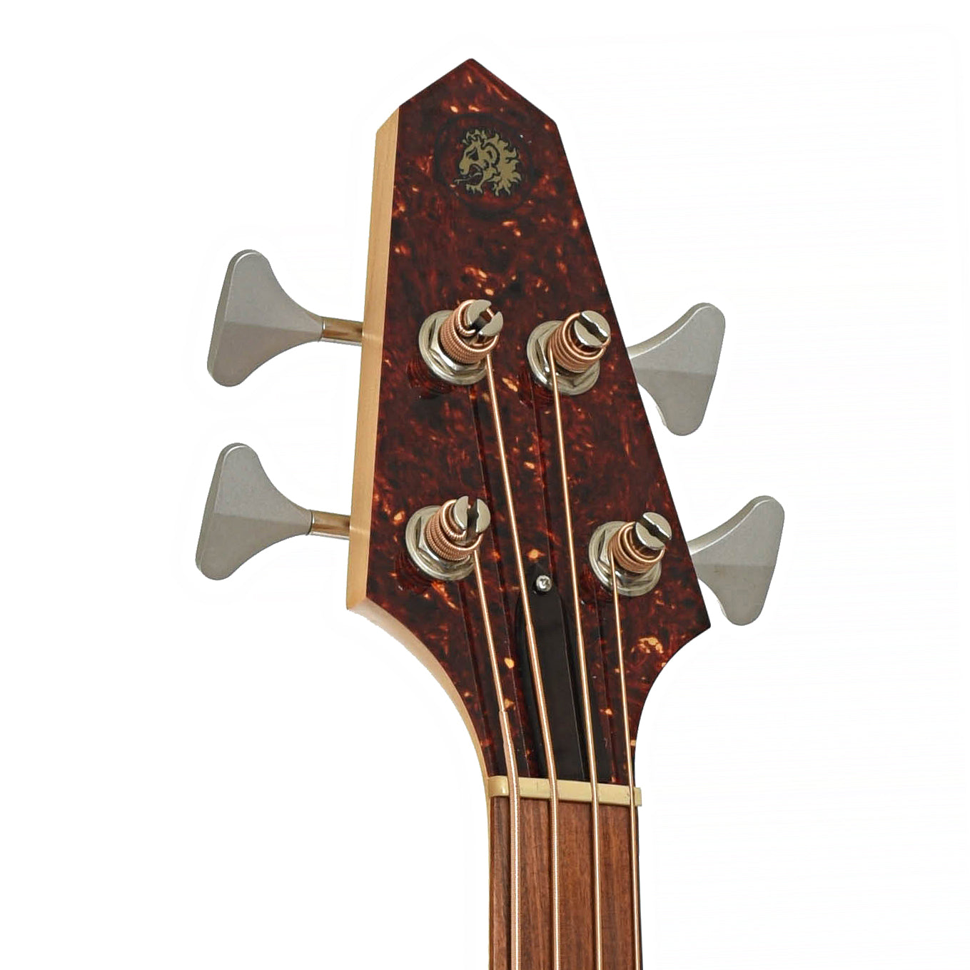 Headstock of Rick Turner RB-4 Acoustic-Electric Bass