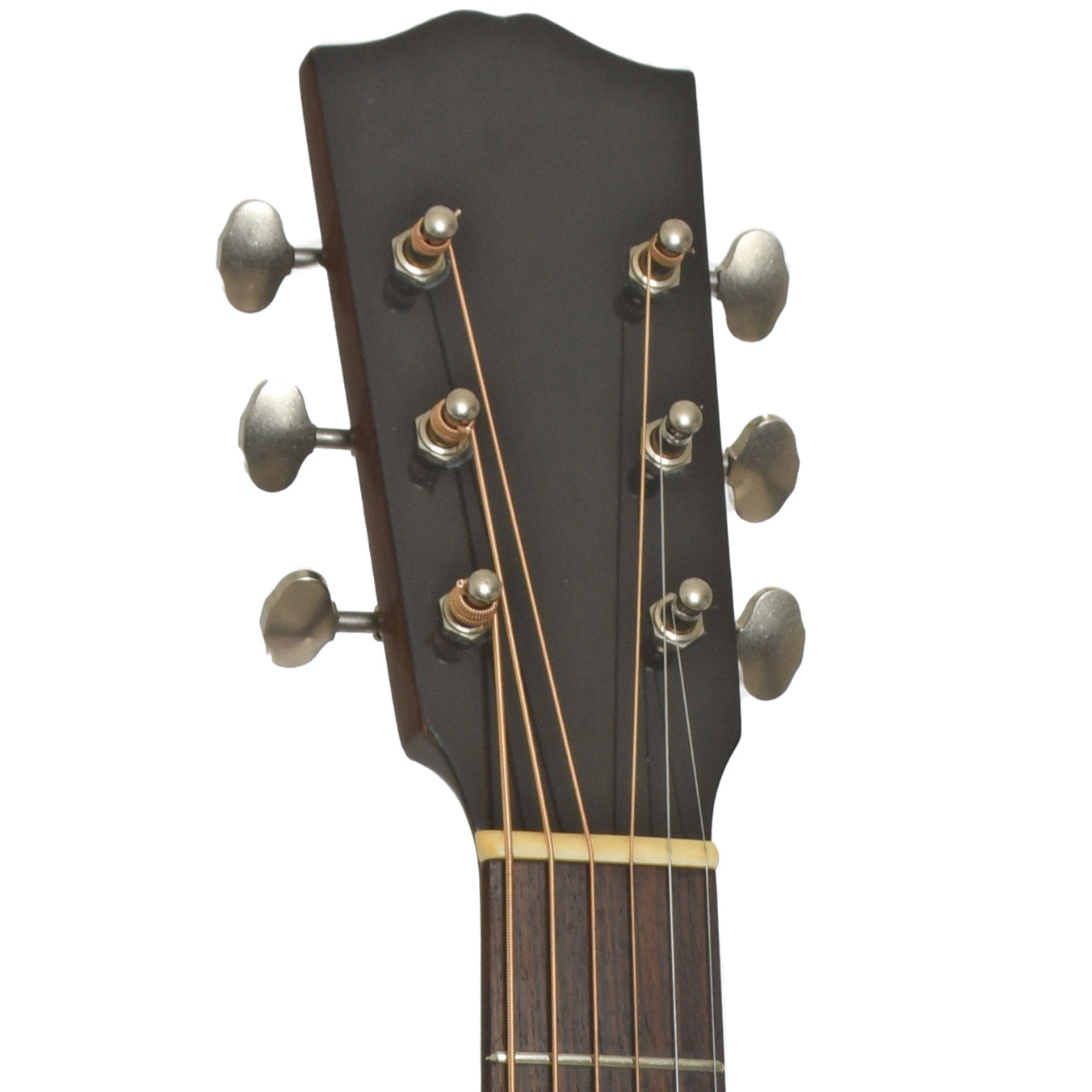 Headstock of Pre-War Guitars Co. Slope Shoulder 45 Acoustic Guitar 